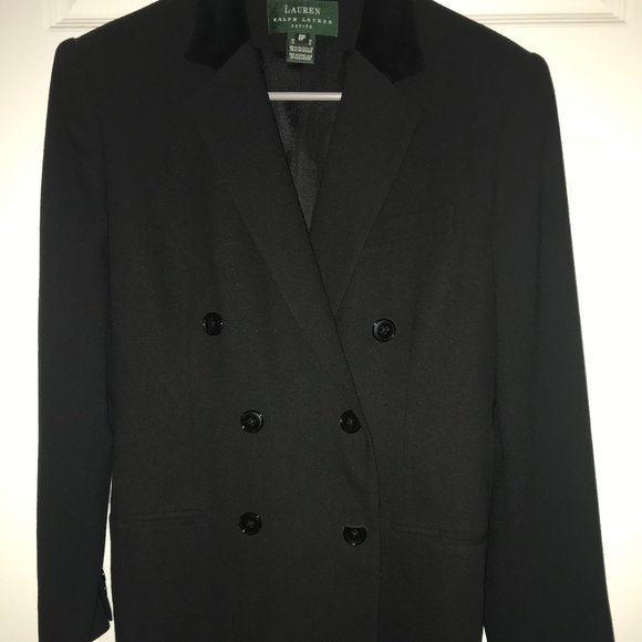 Like New Beautiful Lauren Ralph Lauren Petite Wool Blazer, Size P 8 - Picture 1 of 7